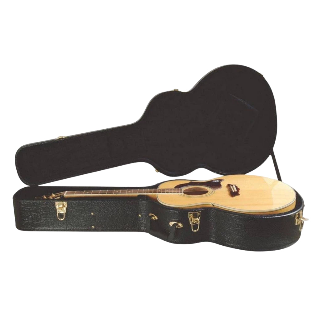 On Stage Gca5600b Hardshell Jumbo Acoustic Wooden Guitar Case |  ON-STAGE |  CASES & GIG BAGS |  Zoso Music