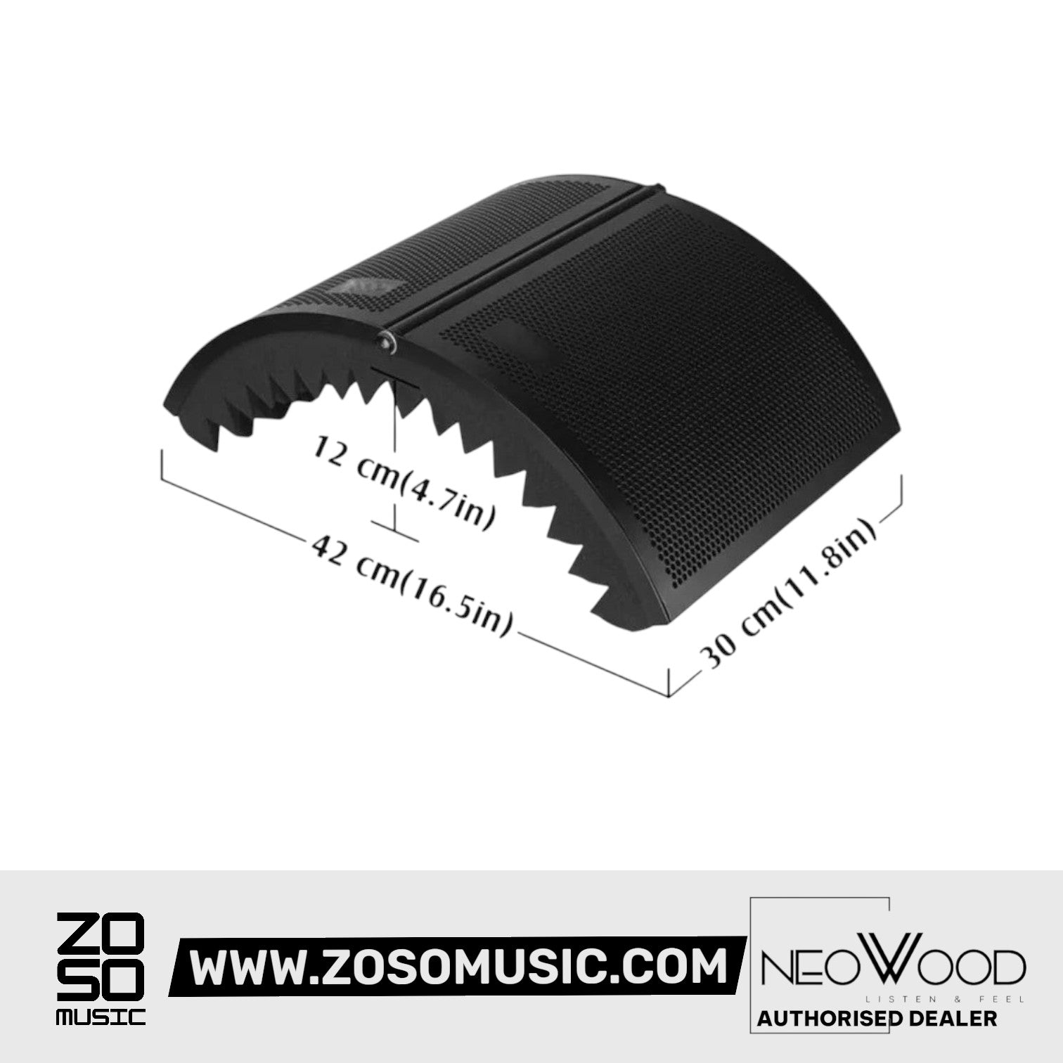 Neowood Mc-1 Vocal Booth Reflection Filter |  NEOWOOD |  MICROPHONE ACCESSORIES |  Zoso Music