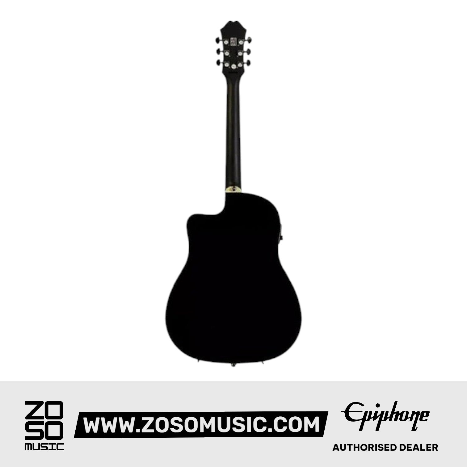 Epiphone EE2SEBNH3 J-45 EC Studio Acoustic-Electric Guitar - Ebony (J45) |  EPIPHONE |  ACOUSTIC GUITAR |  Zoso Music