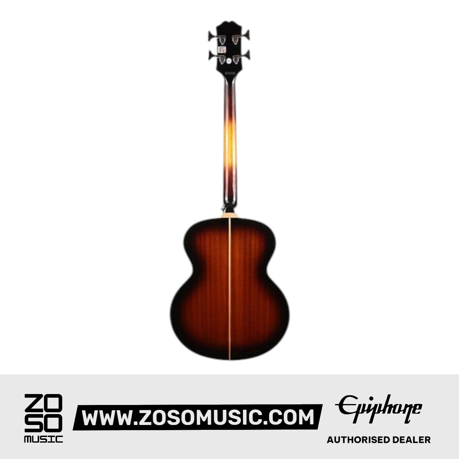 Epiphone EIABSJAVSNH1 El Capitan J-200 Studio Acoustic-Electric Bass Guitar - Aged Vintage Sunburst |  EPIPHONE |  ACOUSTIC GUITAR |  Zoso Music