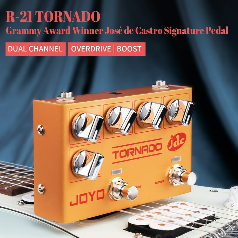 Joyo R-21 Tornado Overdrive and Boost Dual Channel Electric Guitar Effect Pedal |  JOYO |  EFFECTS |  Zoso Music