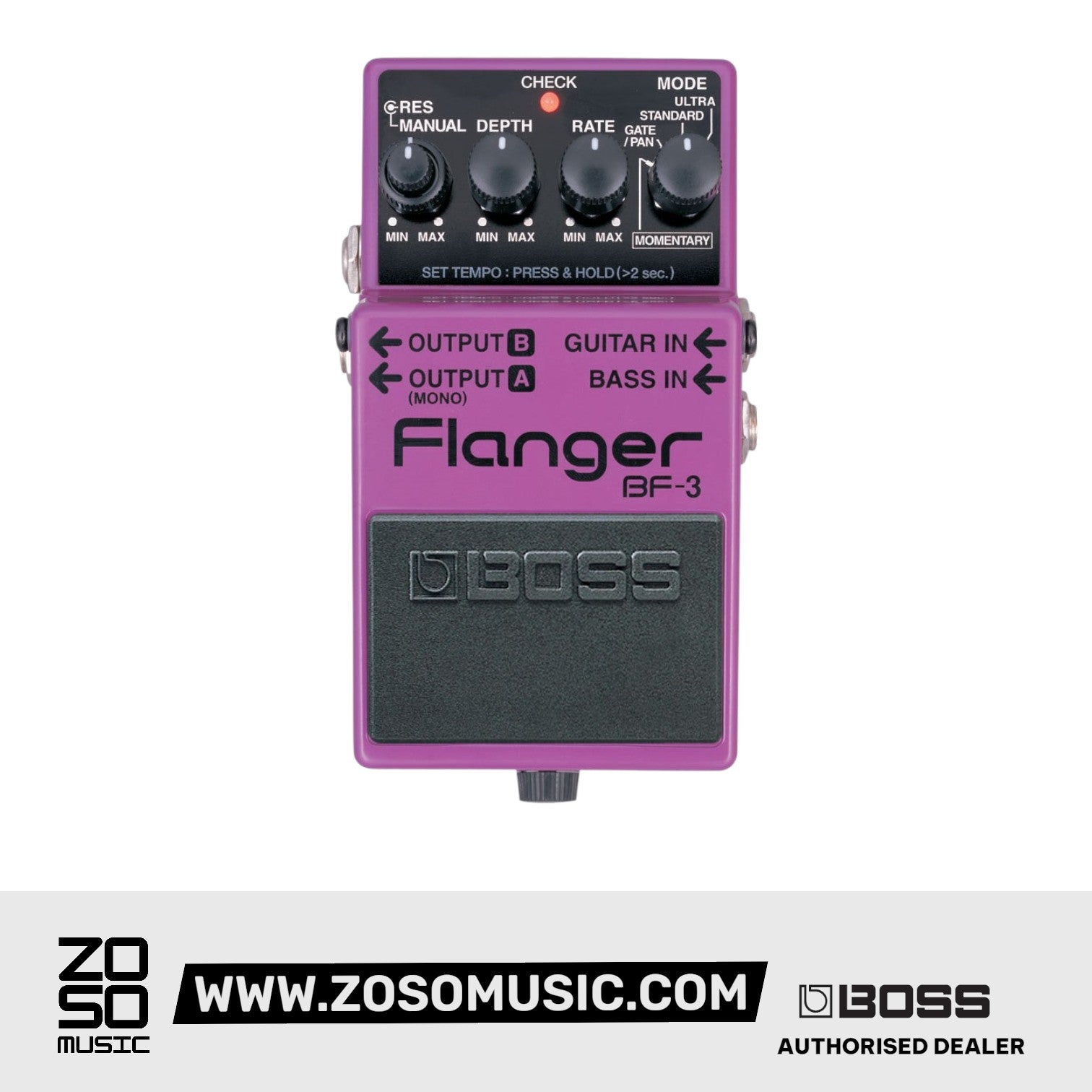 BOSS BF-3 FLANGER PEDAL | BOSS , Zoso Music