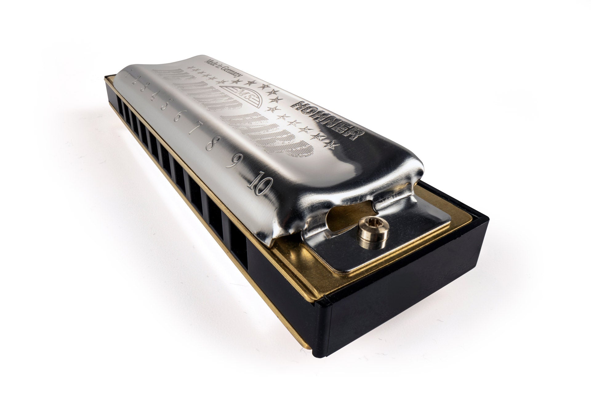 Hohner MS Series Big River Harp 10-Hole Diatonic Harmonica |  HOHNER |  HARMONICA |  Zoso Music