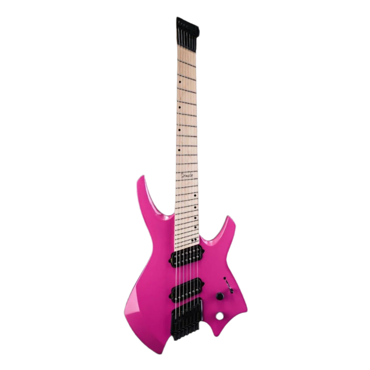 Ormsby HEADLESS GOLIATH GTR RUN 14B - MAGENTA 7 STRING Electric Guitar