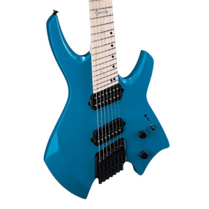 Ormsby HEADLESS GOLIATH GTR RUN 14B - MIAMI BLUE 6 STRING Electric Guitar | Zoso Music Sdn Bhd