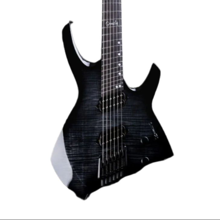 Ormsby Goliath Dahlia Black 6 string guitar | Zoso Music Sdn Bhd