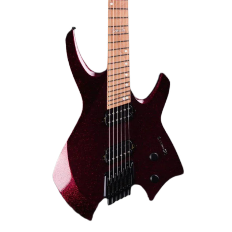 Ormsby Goliath GTR Red Sparkle 6 string guitar | Zoso Music Sdn Bhd