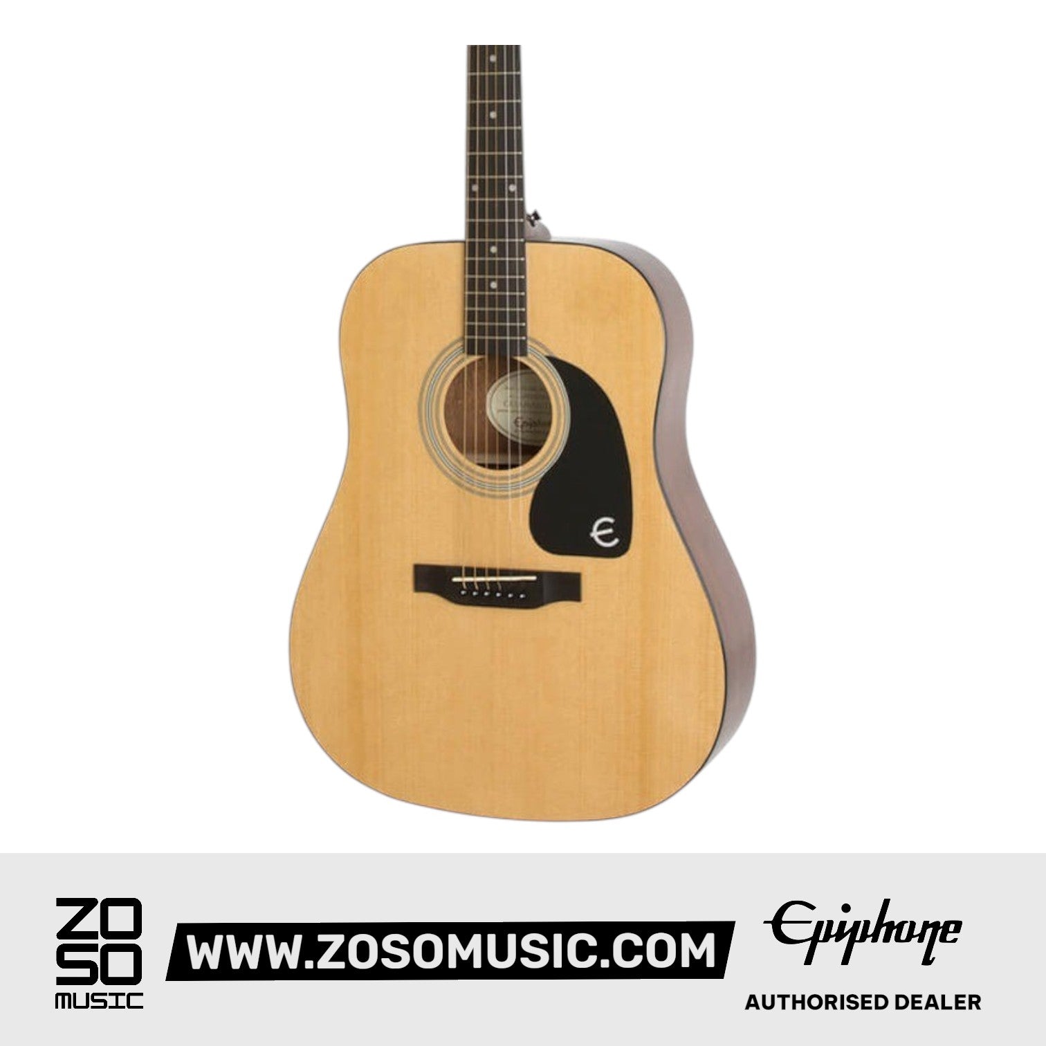 Epiphone PPAG-EA10NANH1 Songmaker Acoustic Guitar Player Pack - Natural |  EPIPHONE |  ACOUSTIC GUITAR |  Zoso Music