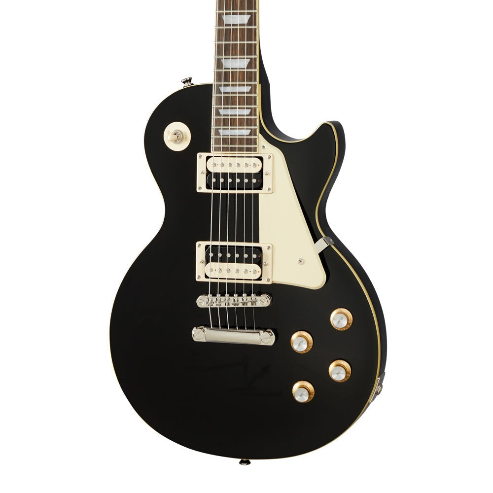 Epiphone EILOEBNH1 Les Paul Classic Electric Guitar - Ebony ( FREE Gator GBE-ELECT Gig Bag + Orange Crush 20 Amplfier )