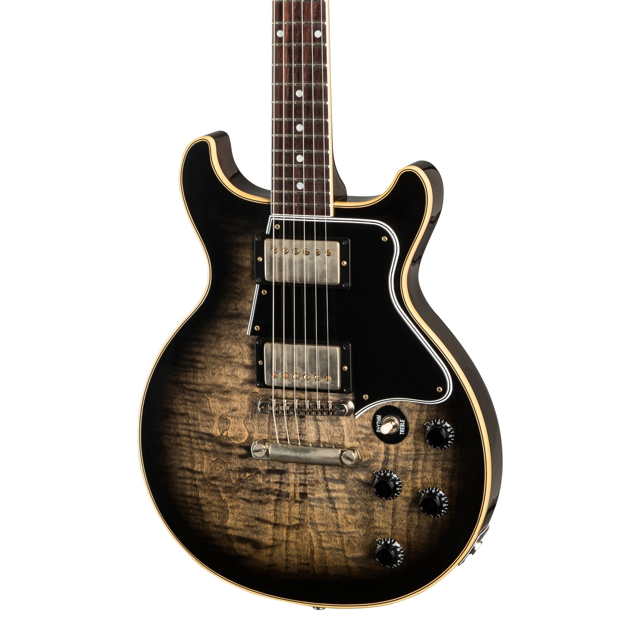 Gibson Les Paul Special Double Cut Figured Maple Top VOS Electric Guitar, Cobra Burst