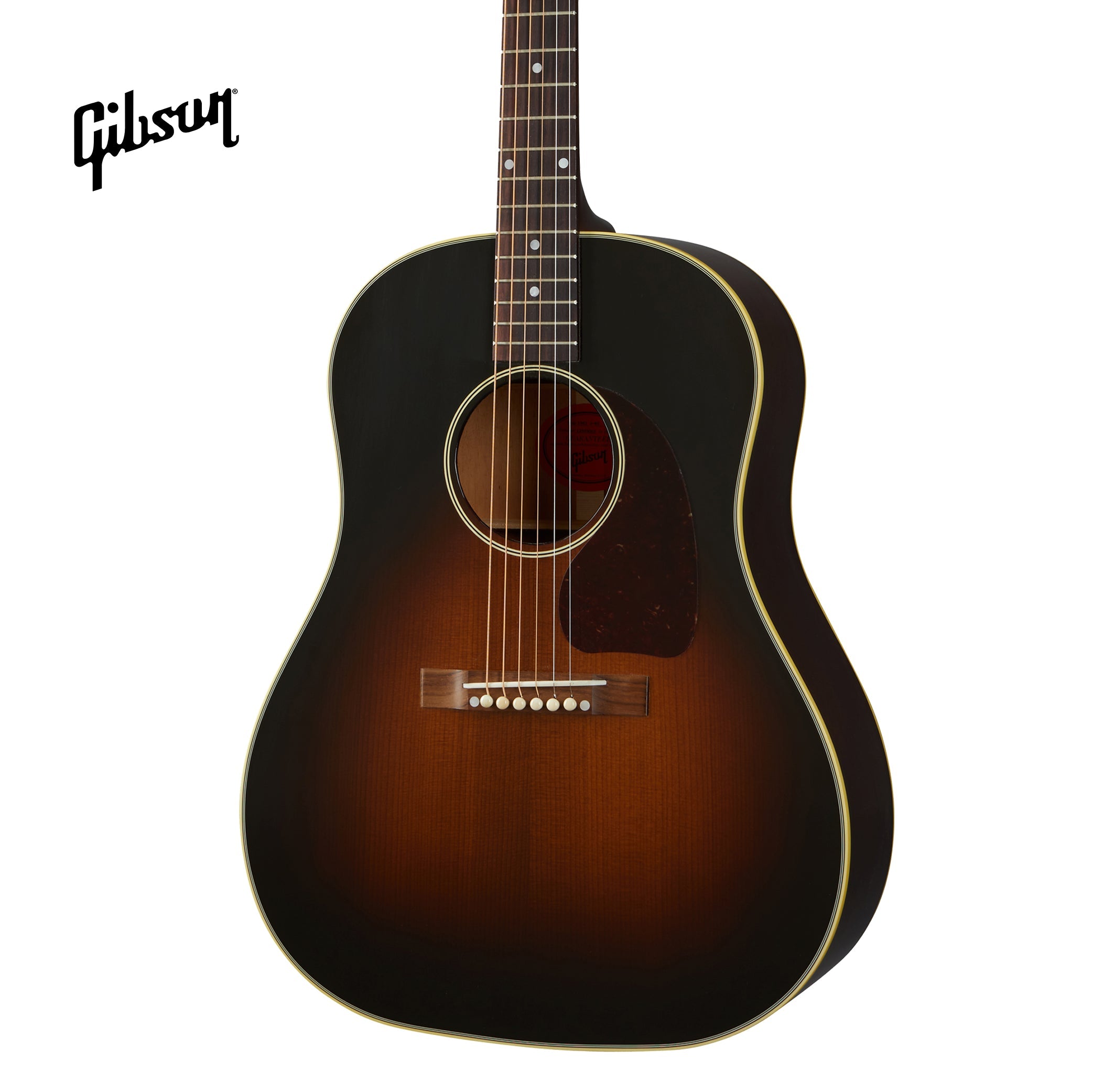 Gibson 1942 Banner J-45 Acoustic Guitar, Vintage Sunburst