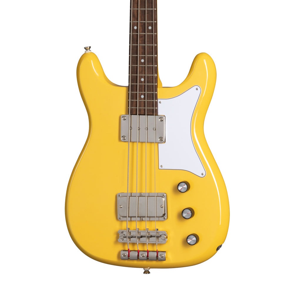 Epiphone EONB4SYNH1 Newport Electric Bass Guitar - Sunset Yellow