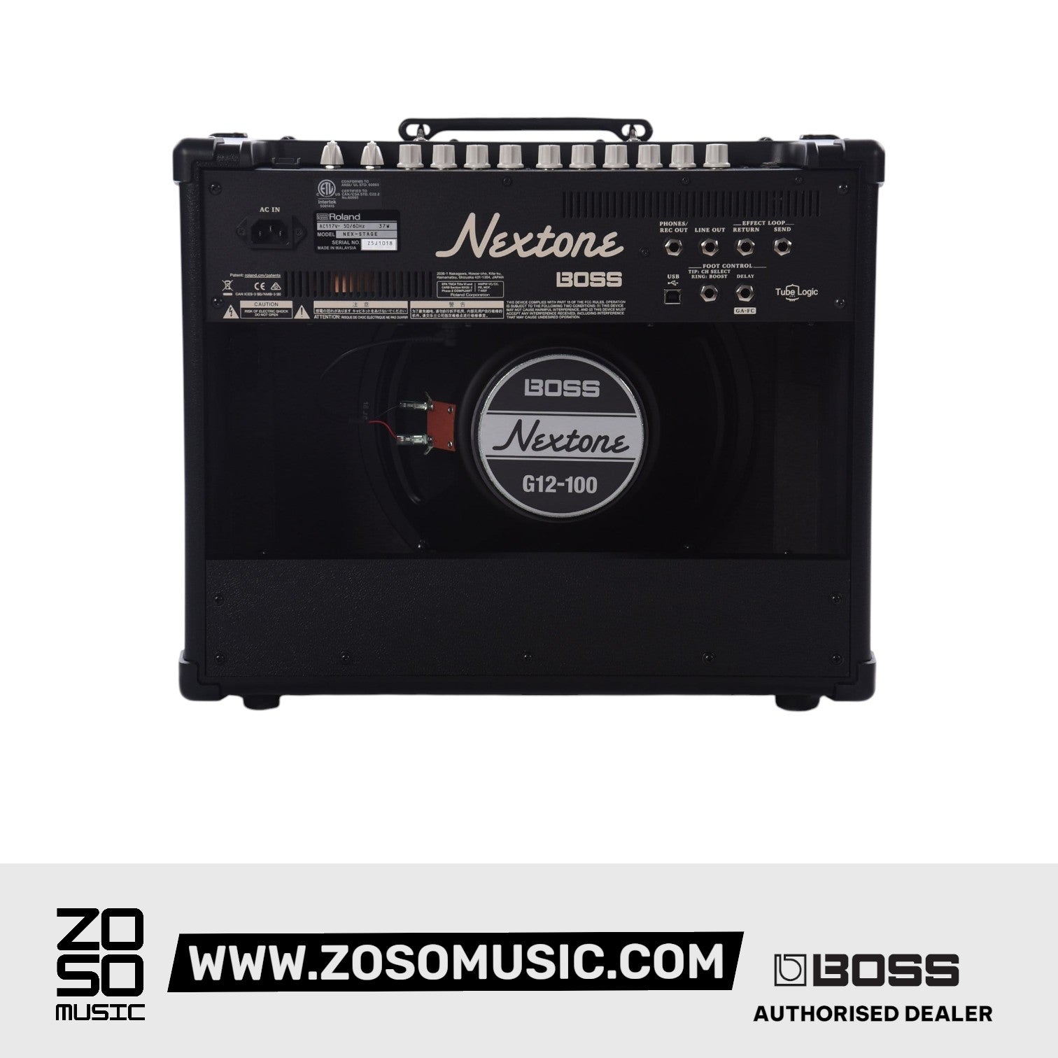 Boss Nextone Stage 40-watt 1x12 Combo Amplifier |  BOSS |  AMPLIFIER-ELECTRIC |  Zoso Music