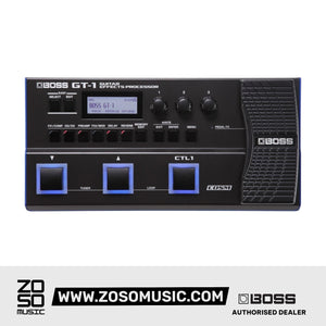 BOSS GT-1 GUITAR EFFECTS PROCESSOR (GT1) WITH FREE ADAPTOR | BOSS , Zoso Music