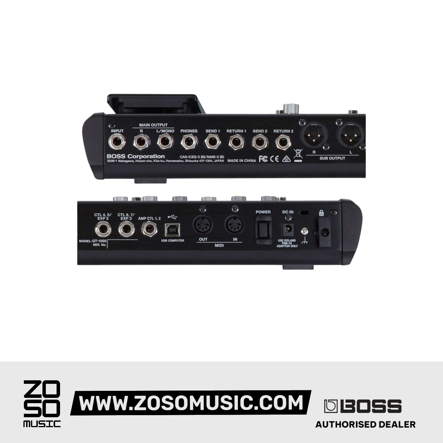 BOSS GT1000 MULTI-EFFECTS GUITAR PEDAL | BOSS , Zoso Music