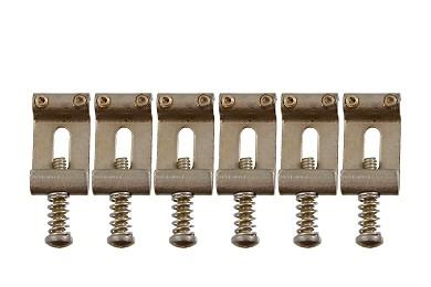 ALLPARTS BP-0023-007 Vintage Style Aged Saddles for Stratocaster | Zoso Music Sdn Bhd