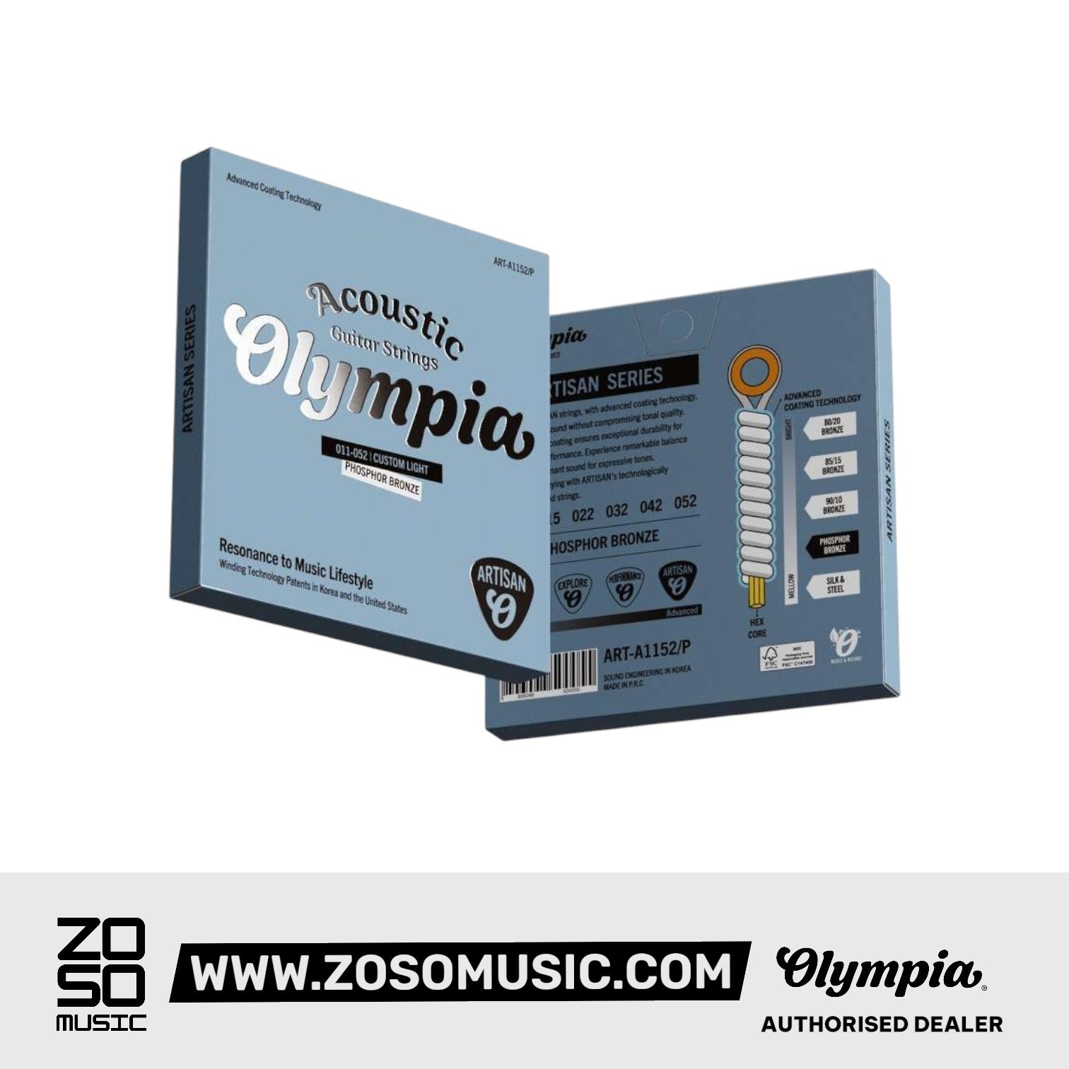Olympia ART-A1152P Acoustic Guitar String
