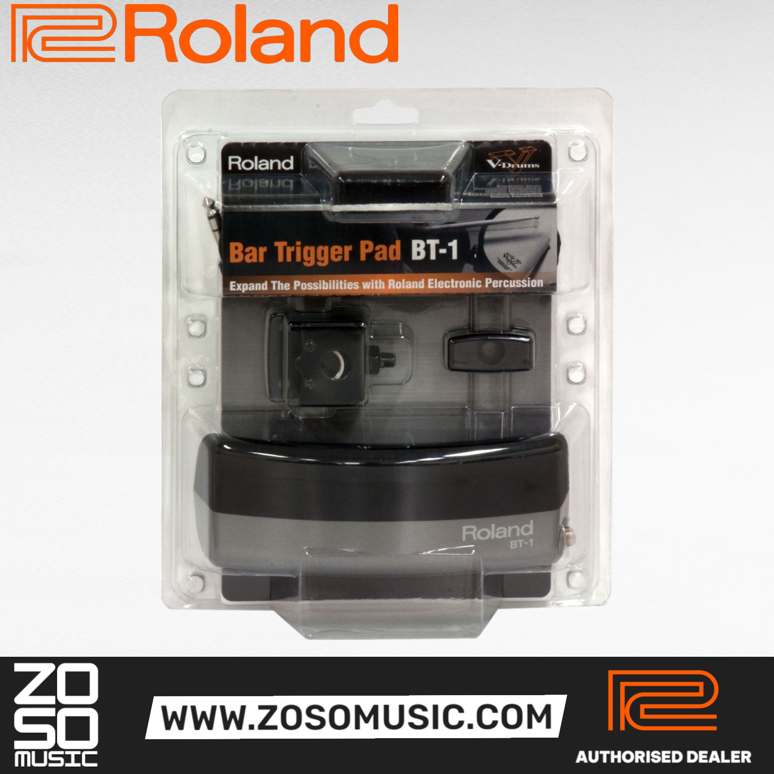 Roland BT-1 Bar Trigger Pad |  ROLAND |  DRUM-BAR TRIGGER PAD |  Zoso Music