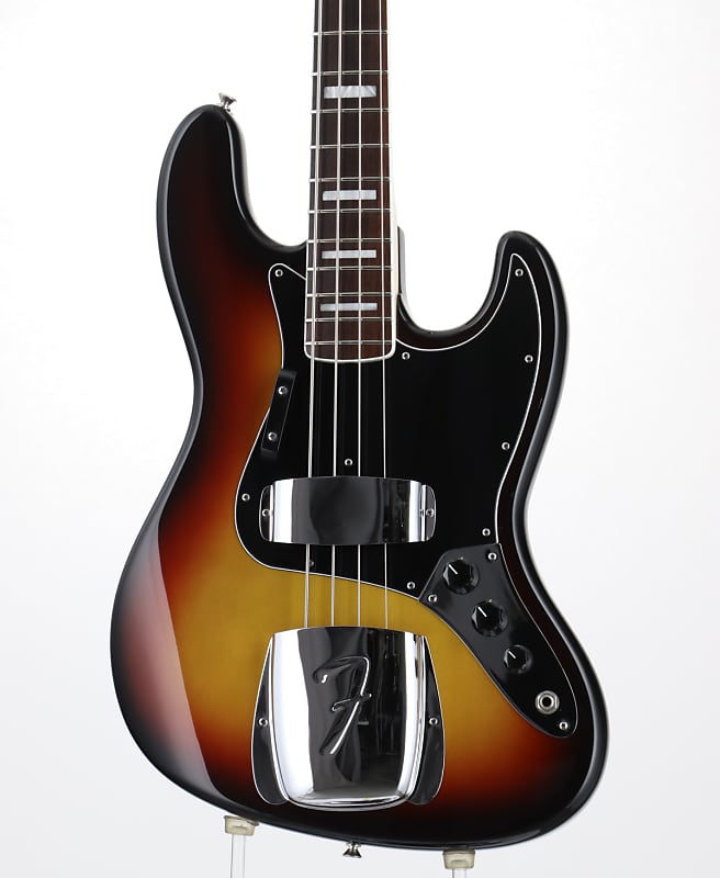 Fender American Vintage 74 Jazz Bass Guitar, RW Neck, 3-Tone Sunburst