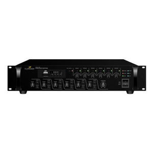 Flepcher 120W 6 Zones Mixer amplifier with MP3/Tuner/Bluetooth & Euro Block Connector | Zoso Music Sdn Bhd