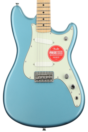 Fender Player Duo-Sonic Electric Guitar, Maple FB, Tidepool |  FENDER |  ELECTRIC GUITAR |  Zoso Music