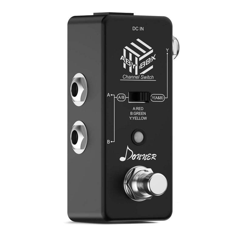 Donner Ec1162 Aby Box Line Selector Ab Switch Mini Guitar Effect Pedal True Bypass |  DONNER |  EFFECTS |  Zoso Music