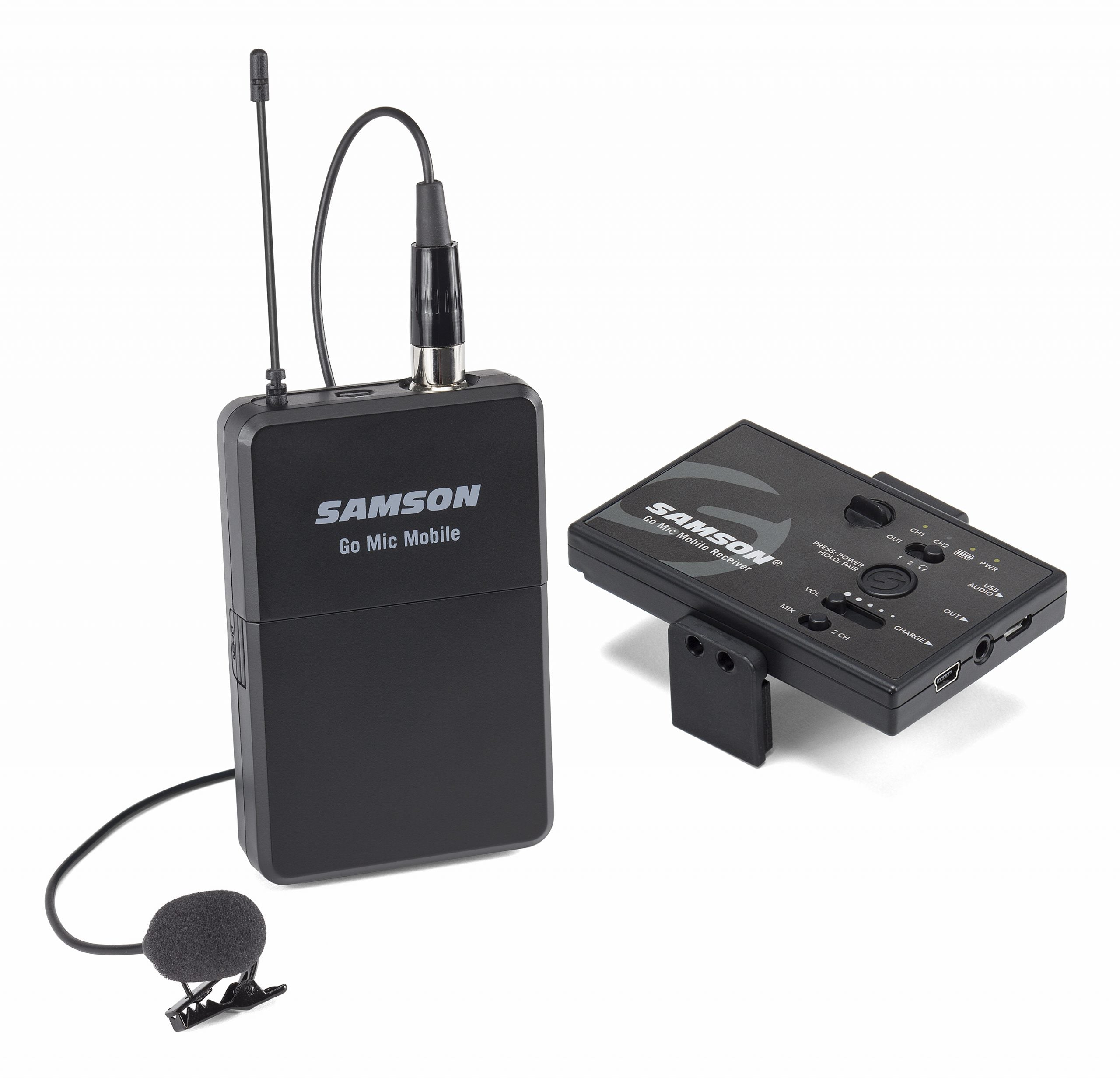 Samson Go Mic Mobile Lavalier System Front VIew Zoso Music 