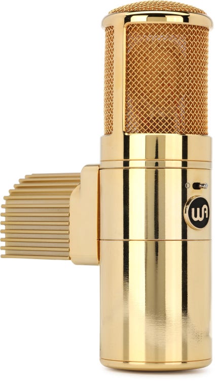 Warm Audio WA-8000 Large-diaphragm Tube Condenser Microphone - Limited-edition Gold