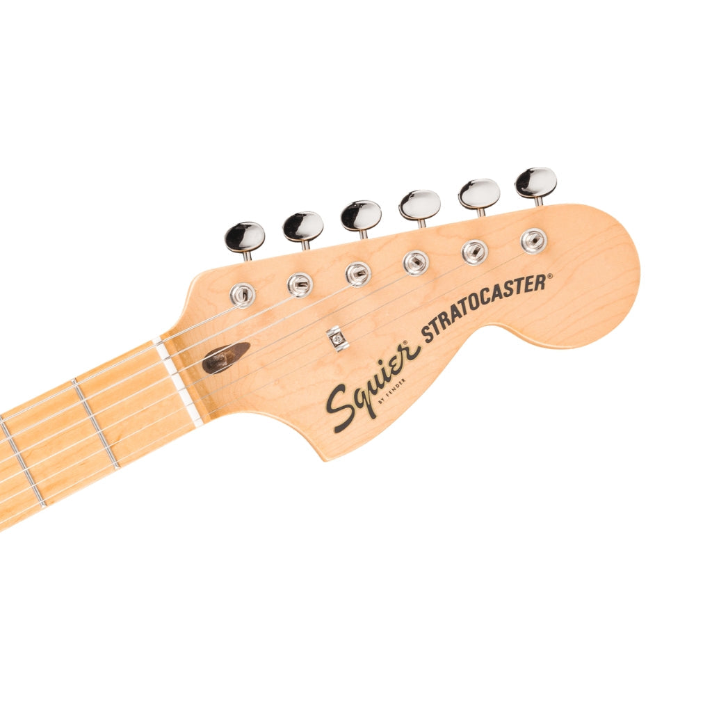 Squier FSR Classic Vibe 70s Stratocaster Electric Guitar w/Black Pickguard, Vintage Blonde |  SQUIER BY FENDER |  ELECTRIC GUITAR |  Zoso Music