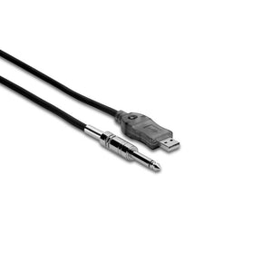Hosa USQ-110 USB Guitar Cable - ZOSO MUSIC