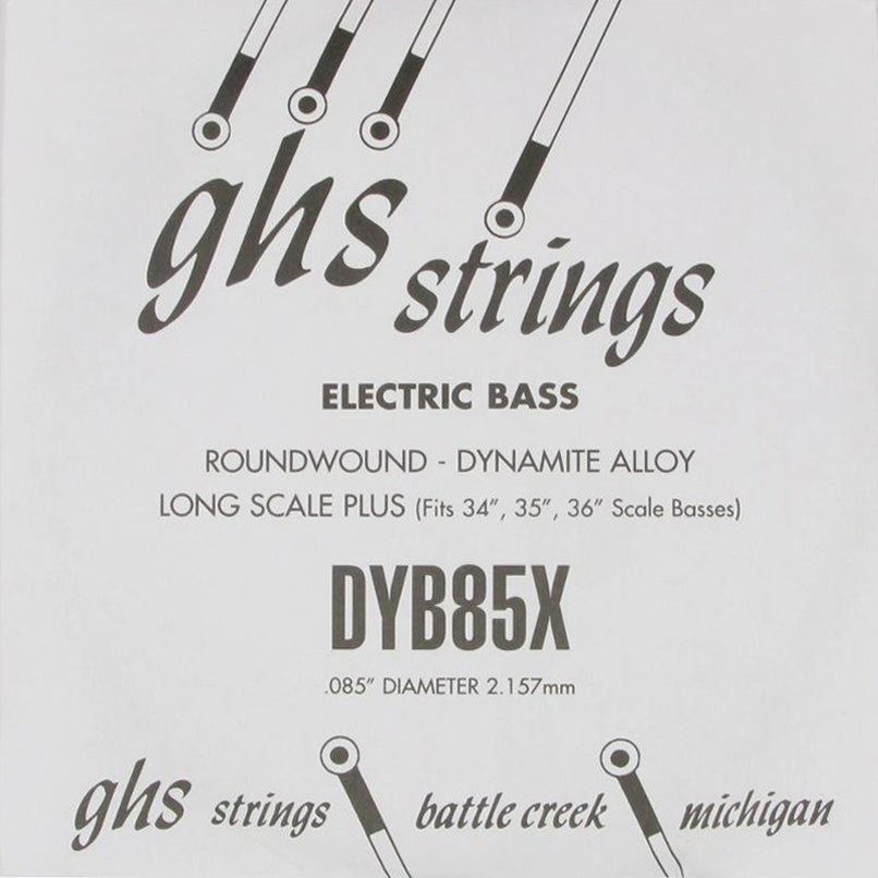 GHS DYB085X Boomers Single Bass String -  3rd-A (085) |  GHS |  STRINGS-ACOUSTIC BASS |  Zoso Music