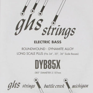 GHS DYB085X Boomers Single Bass String -  3rd-A (085) |  GHS |  STRINGS-ACOUSTIC BASS |  Zoso Music