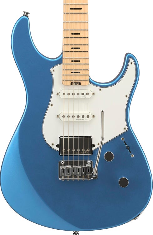Yamaha PACS+12M Pacifica Standard Plus Electric Guitar, Maple Fingerboard - Sparkle Blue | Zoso Music Sdn Bhd