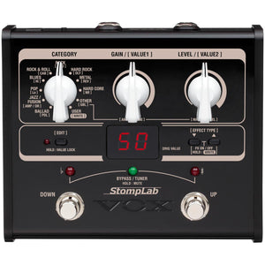 Vox StompLab 1G Modeling Guitar Effect Processor |  VOX |  MULTI-EFFECTS |  Zoso Music