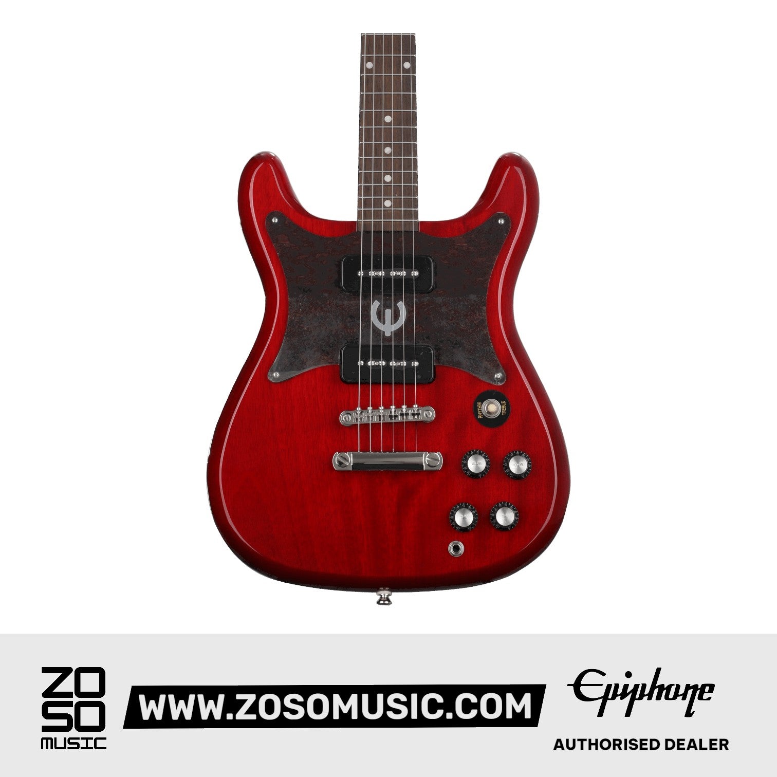 Epiphone EOWLCHNH1 Wilshire P-90s Electric Guitar - Cherry
