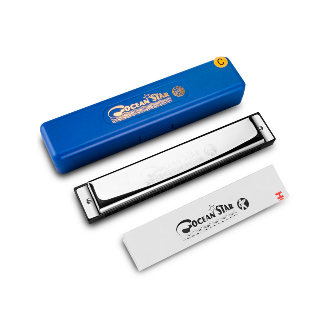 Hohner Ocean Star 48-Hole Tremolo Harmonica - Key of C | Zoso Music Sdn Bhd