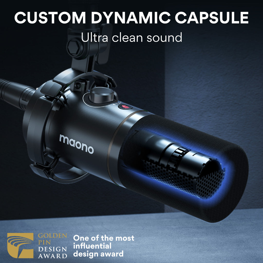 Maono PD200X Podcast Dynamic Microphone USB/XLR Dual Mode |  MAONO |  MICROPHONE |  Zoso Music