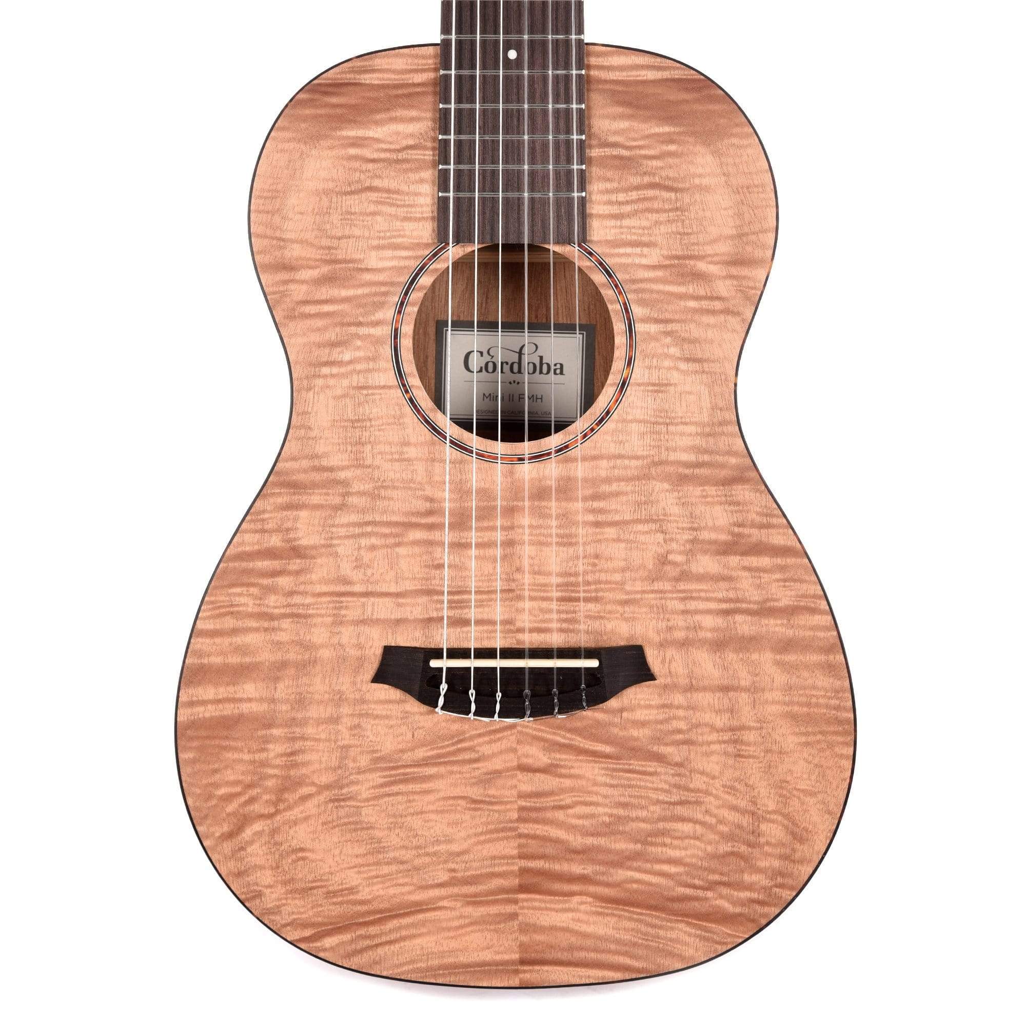 Cordoba Mini II FMH, Flamed Mahogany Classical Guitar - Flamed Mahogany Top, Flamed Mahogany Back & Sides