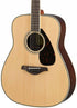 Yamaha FG830 Dreadnought Acoustic Guitar - Natural (FG-830) | Zoso Music Sdn Bhd