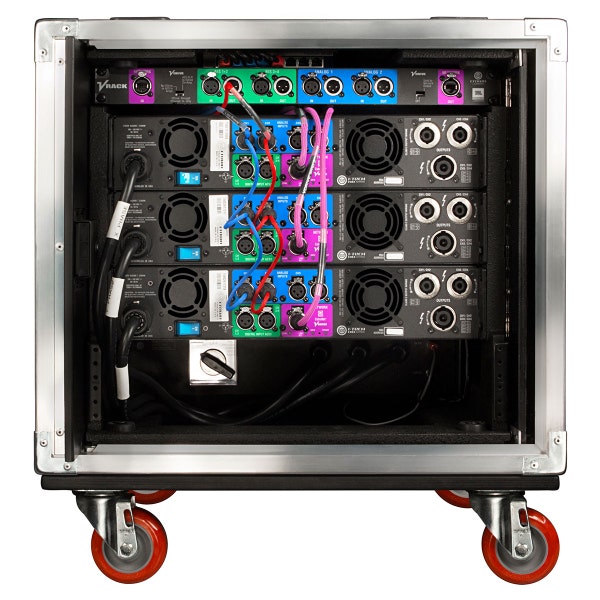 Crown VRACKHD4PFX VRACK4x3500HD-Enclosure W/PWR DISTRO, I/O ( VRACK HD4PFX / VRACK-HD4PFX ) |  CROWN AUDIO |  POWER AMPLIFIER |  Zoso Music