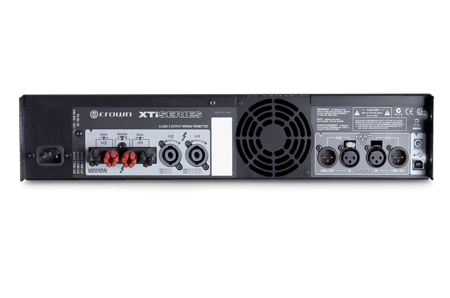 Crown XTi2002 Two-Channel, 800W @ 4Ω Power Amplifier ( XTi 2002 / XTi-2002 )