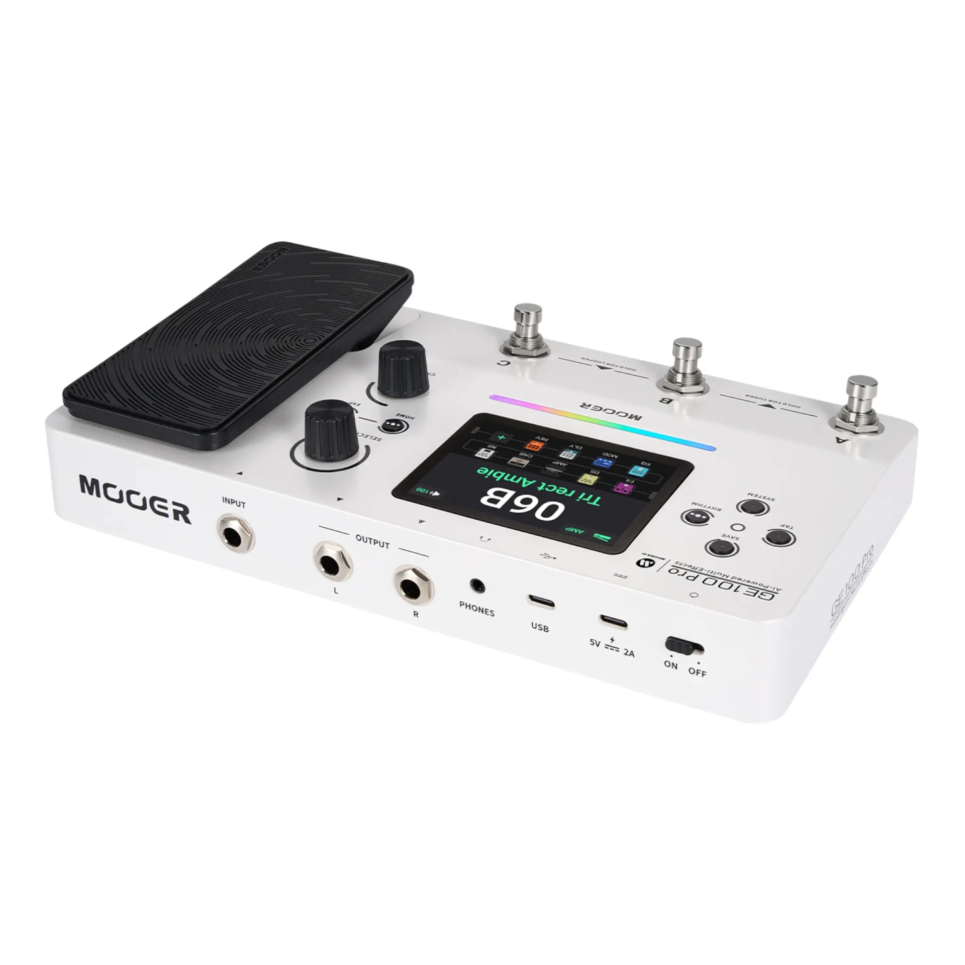 Mooer GE100Pro AI Intelligent Multi-Effects Pedal