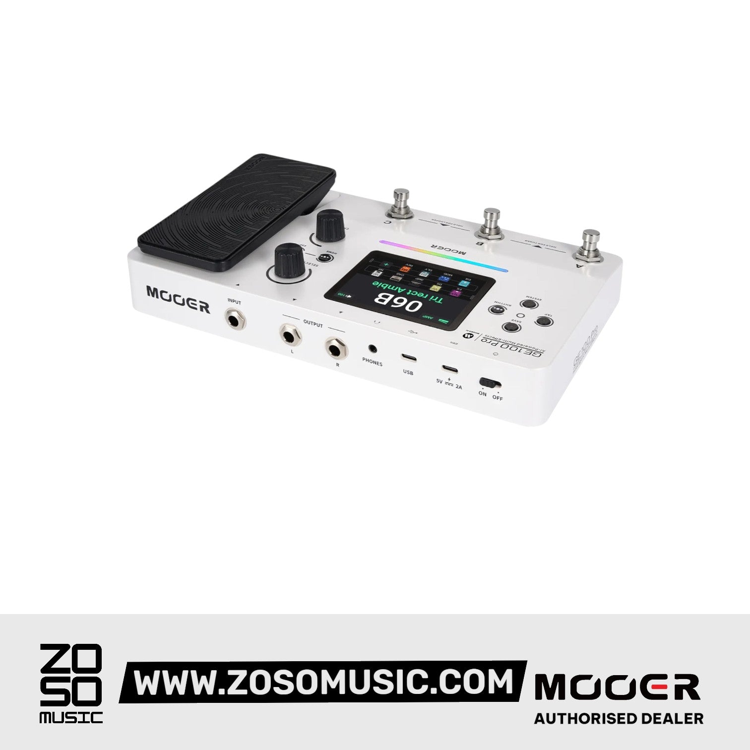 Mooer GE100Pro AI Intelligent Multi-Effects Pedal