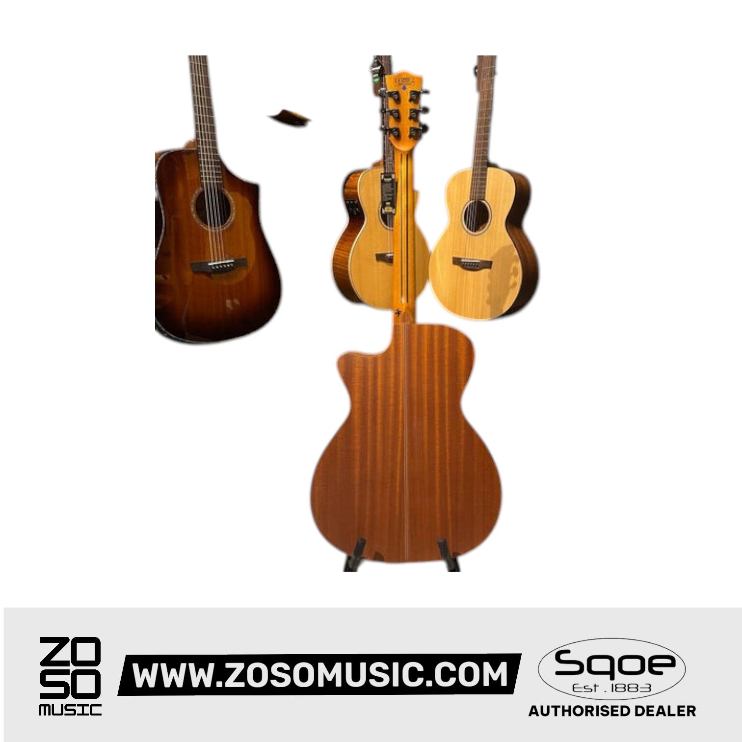 SQOE SQ-J 40 inch Grand Auditorium Acoustic Guitar