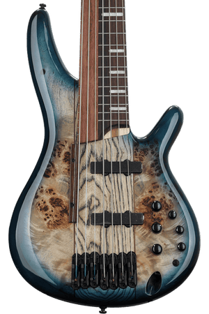 Ibanez Bass Workshop SRAS7 Ashula 7-string Bass Guitar - Cosmic Blue Starburst | Zoso Music Sdn Bhd