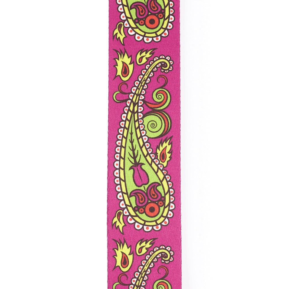 D’addario 50JS14 Joe Satriani Signature Woven Guitar Strap, Paisley Purple |  PLANET WAVES |  STRAP |  Zoso Music