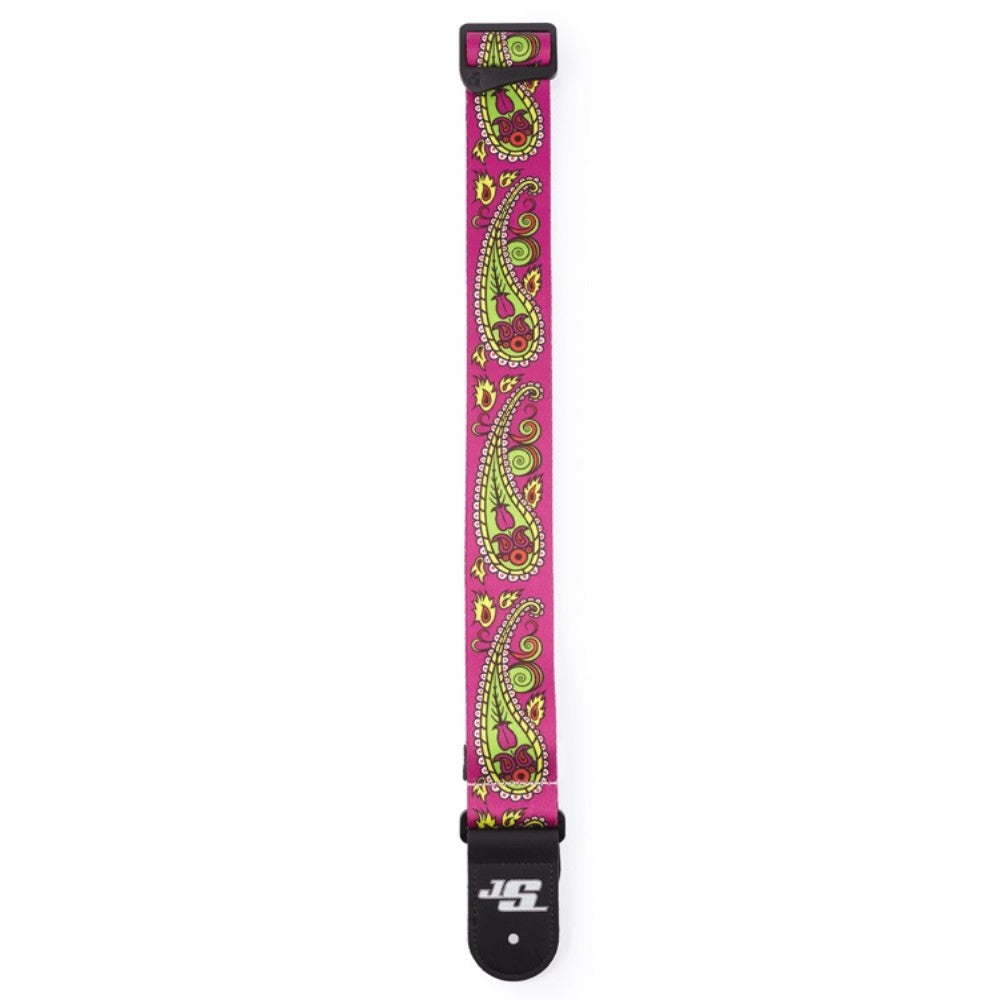 D’addario 50JS14 Joe Satriani Signature Woven Guitar Strap, Paisley Purple |  PLANET WAVES |  STRAP |  Zoso Music