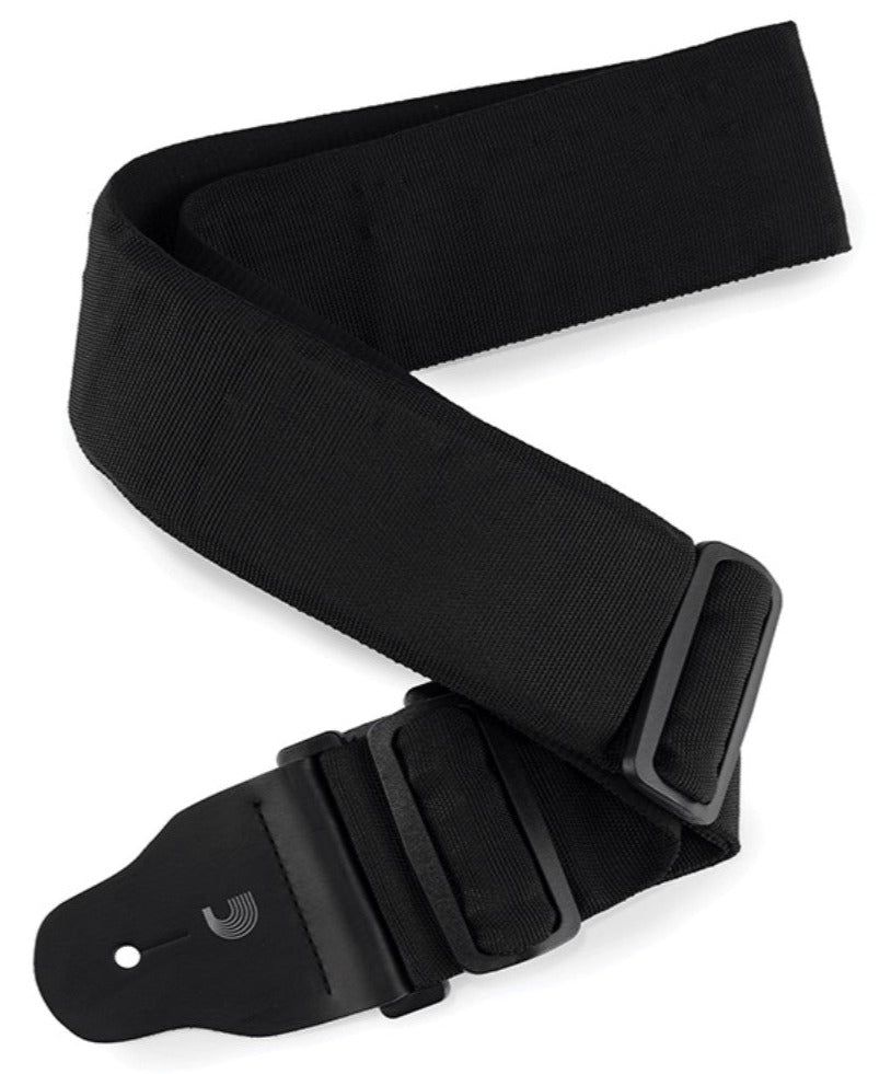 D’addario 74t000 Padded Polypro Bass Guitar Strap, Black | Zoso Music Sdn Bhd