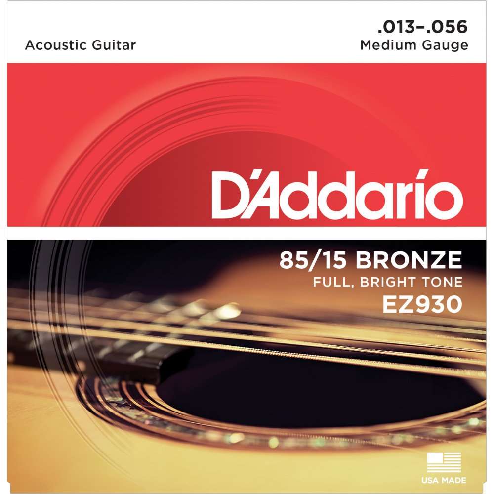 D'ADDARIO EZ930 GREAT AMERICAN BRONZE MEDIUM(.013-.056) Acoustic Guitar Strings | D'ADDARIO , Zoso Music