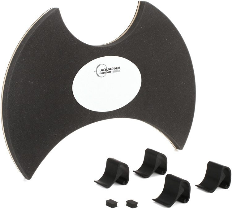Aquarian OHP22B onHEAD PED Portable Electronic Bass Drumhead - 22" | Zoso Music Sdn Bhd